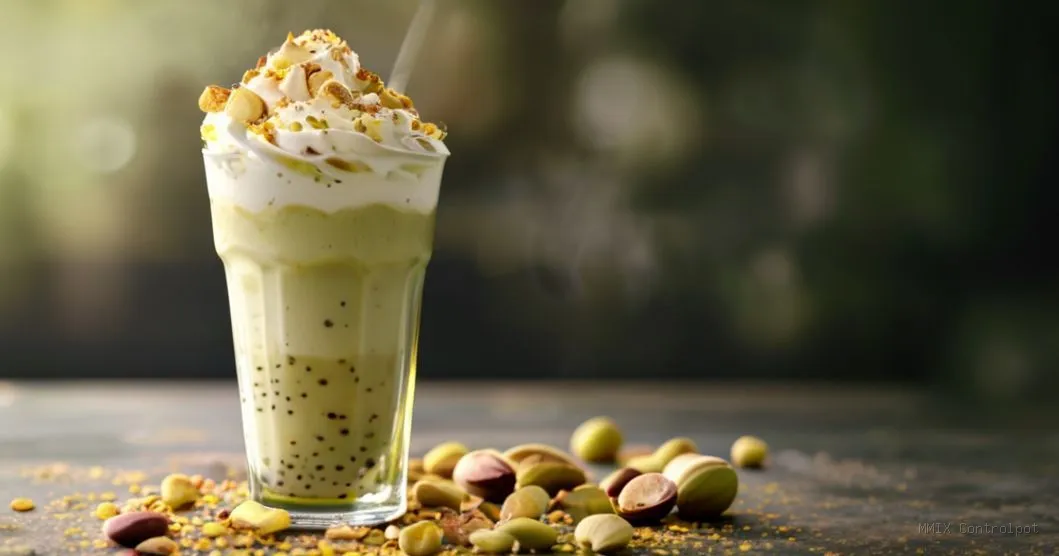 Milk shake de pistache: equilíbrio de sabor