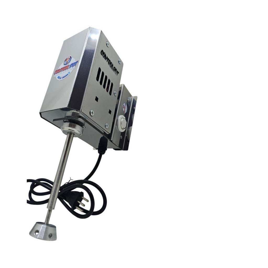 Máquina de Milk Shake Profissional ControlPot Inox 1200W até 2000W de Pico com Suporte de Parede 220V